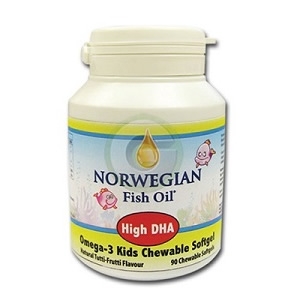 Norwegian Fish Oil Omega Kids Çiğnenebilir Softgel